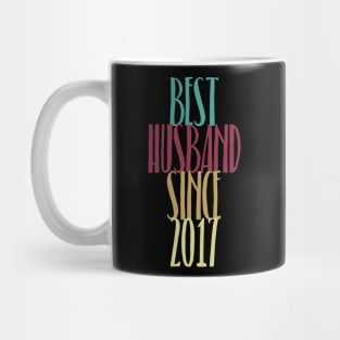 Best Husband Since 2017 Wedding Anniversary Gifts Mug